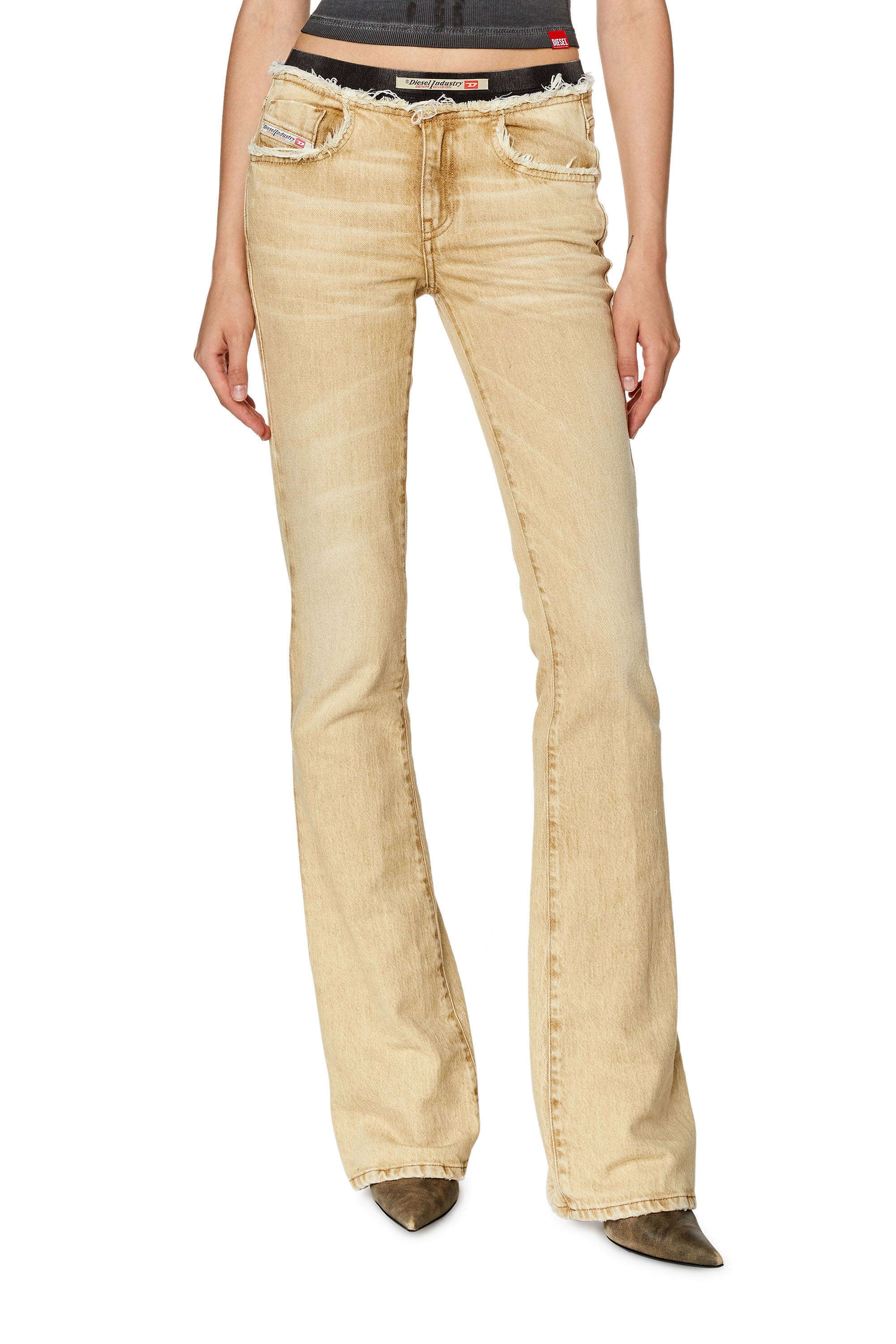 Diesel - Bootcut and Flare Jeans 1969 D-Ebbey 09G94, Marron Clair - Image 2
