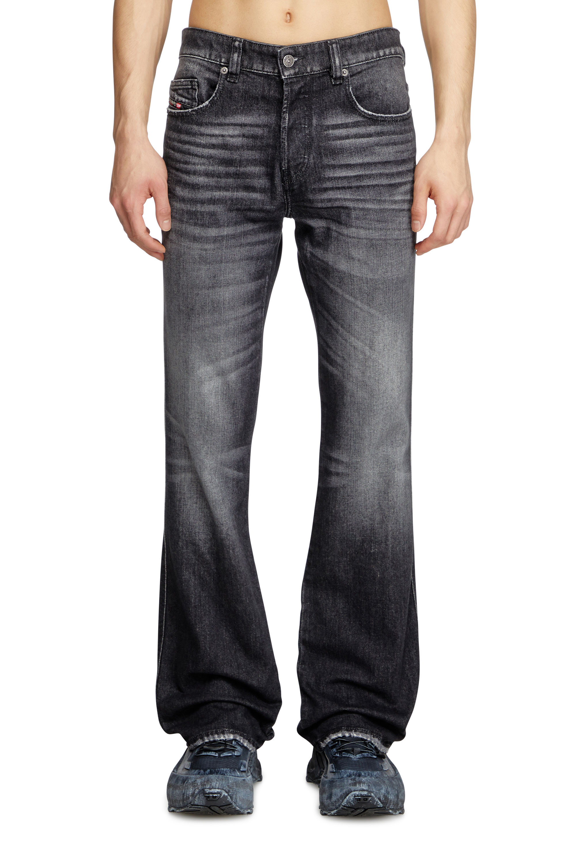 Diesel - Male's Bootcut Jeans 1998 D-Buck 09L50, Black/Dark Grey - 1