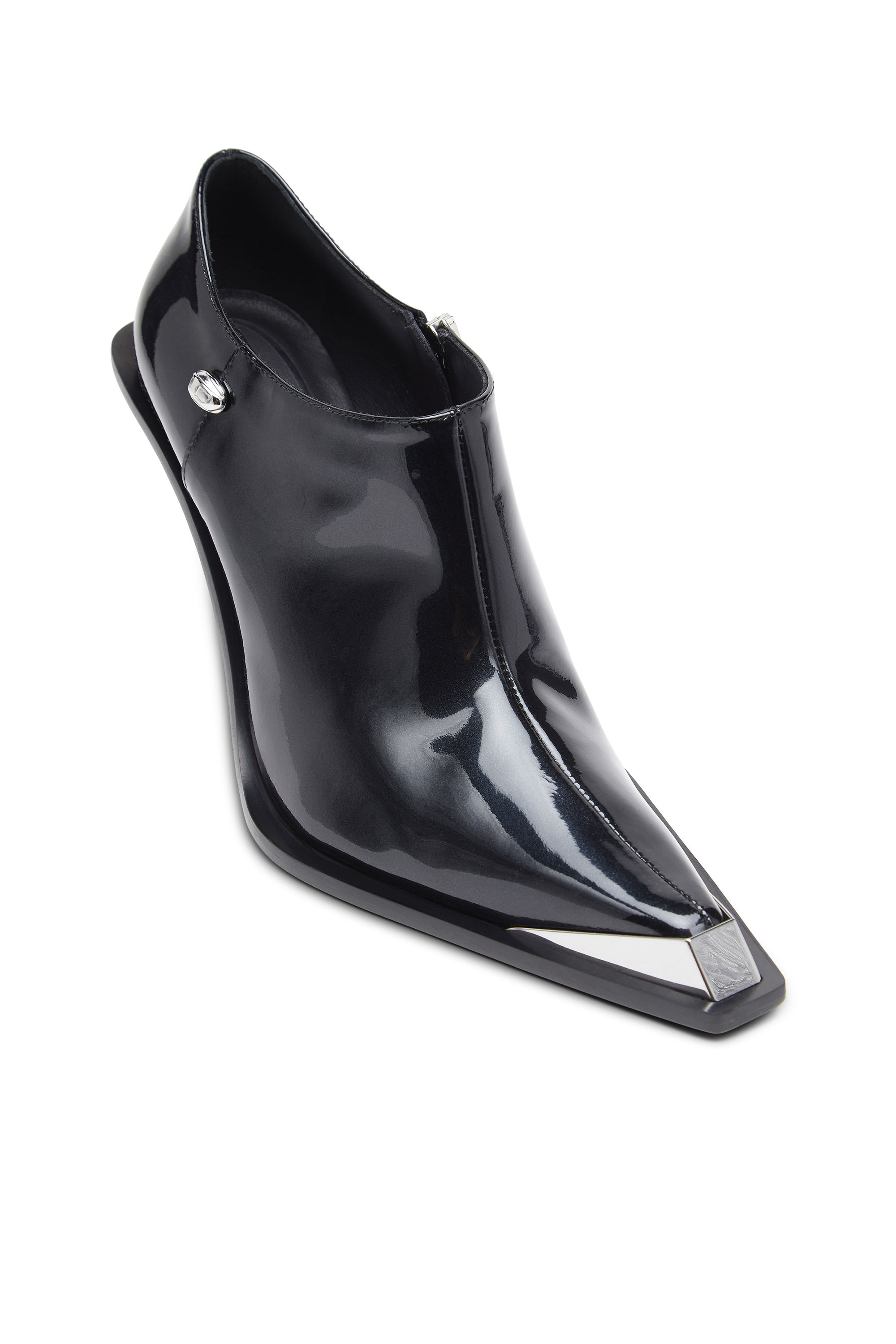 Diesel - D-TONA SC, Female's D-Tona-Ankle boots in patent leather in Black - 5