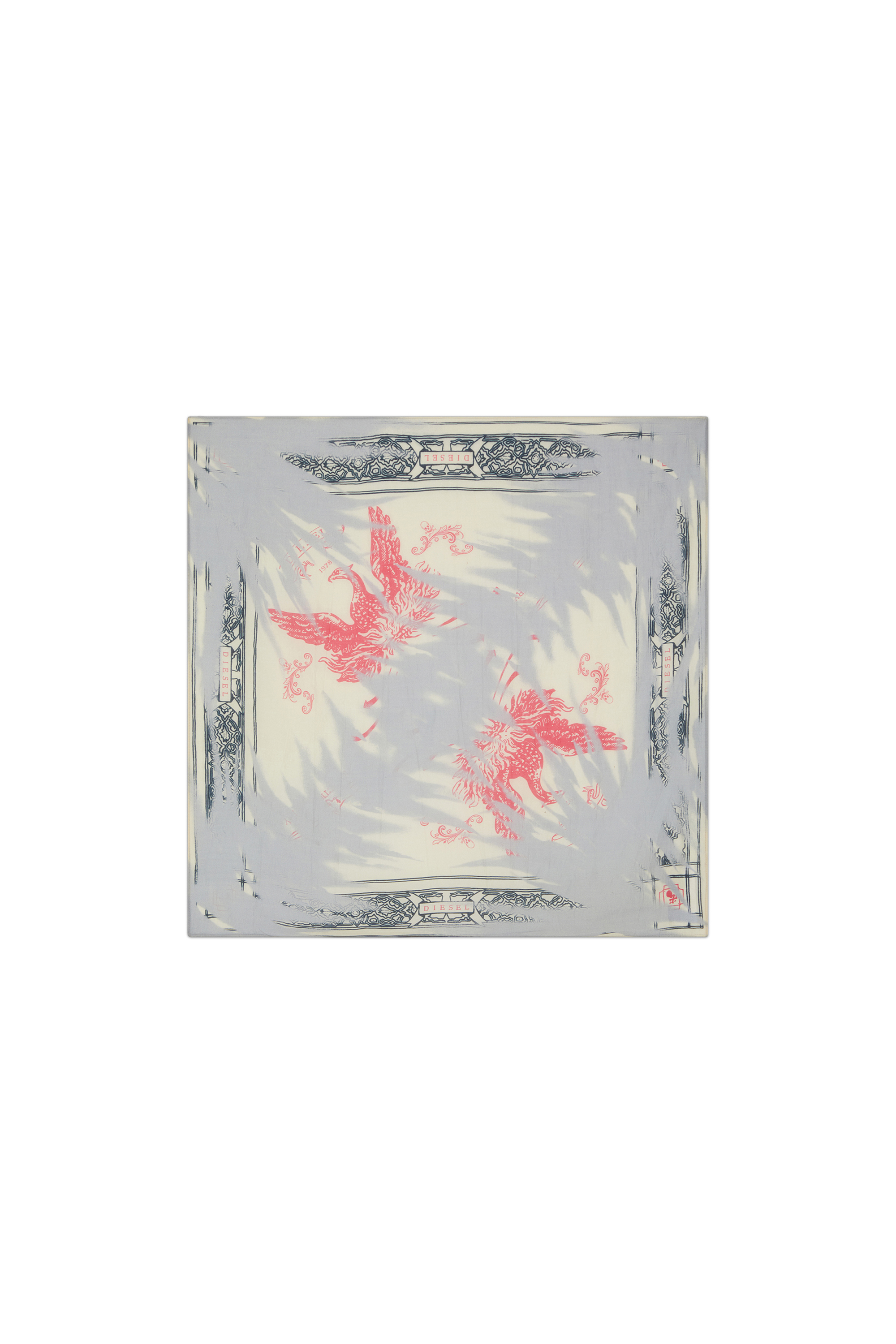 Diesel - S-ANTA, Foulard avec imprimé bandana à aigle Homme in Polychrome - 1