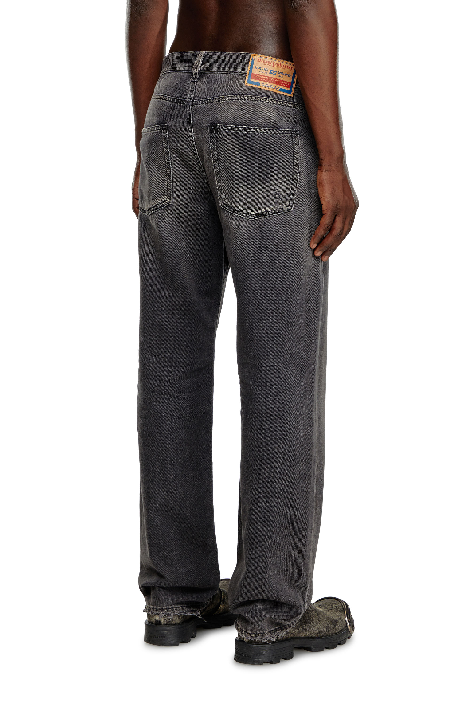 Diesel - Male Straight Jeans 2010 D-Macs 09K14, Black/Dark Grey - Image 4