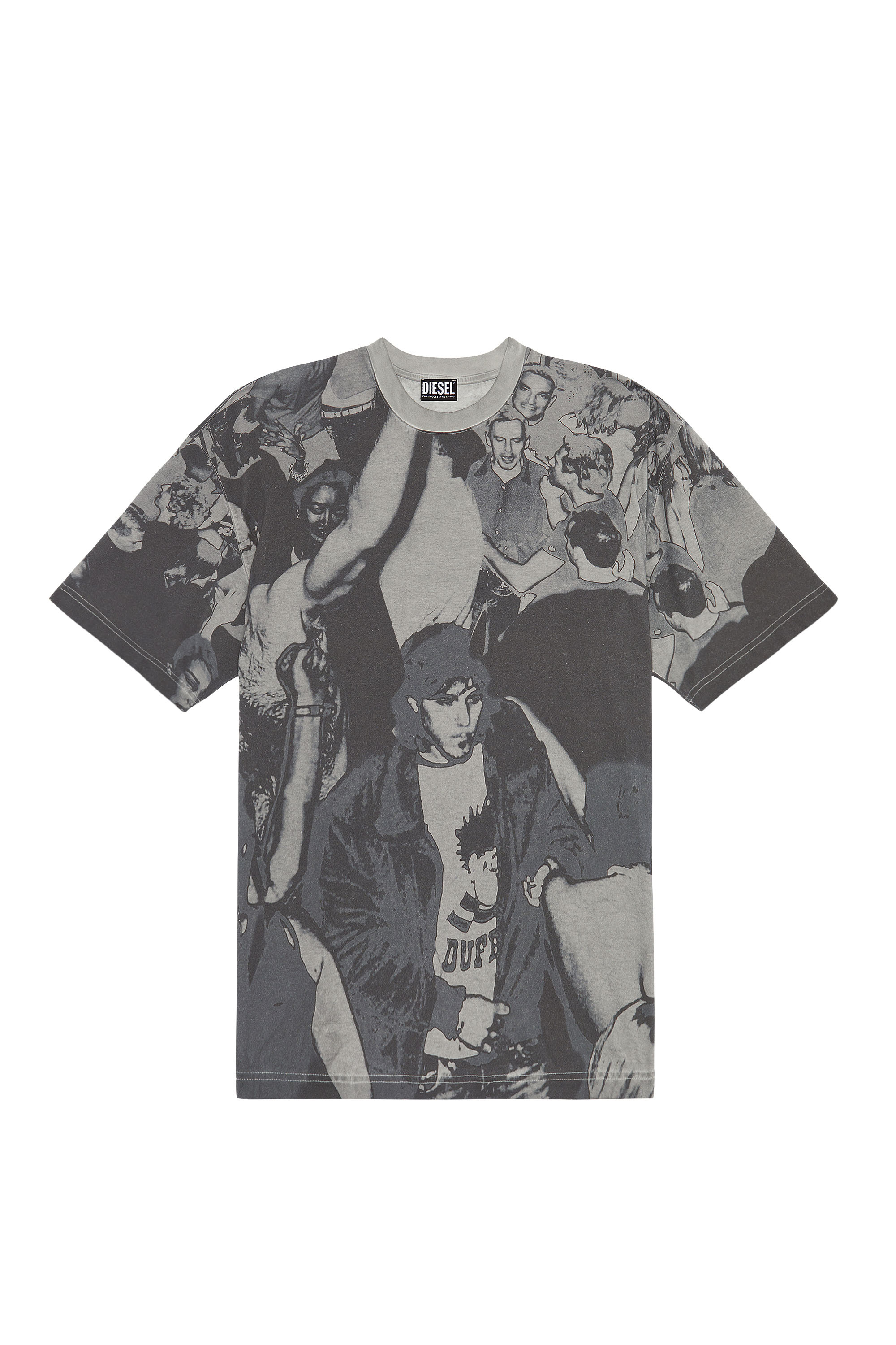 T-WASH-F7 Man: T-shirt with dancing print | Diesel