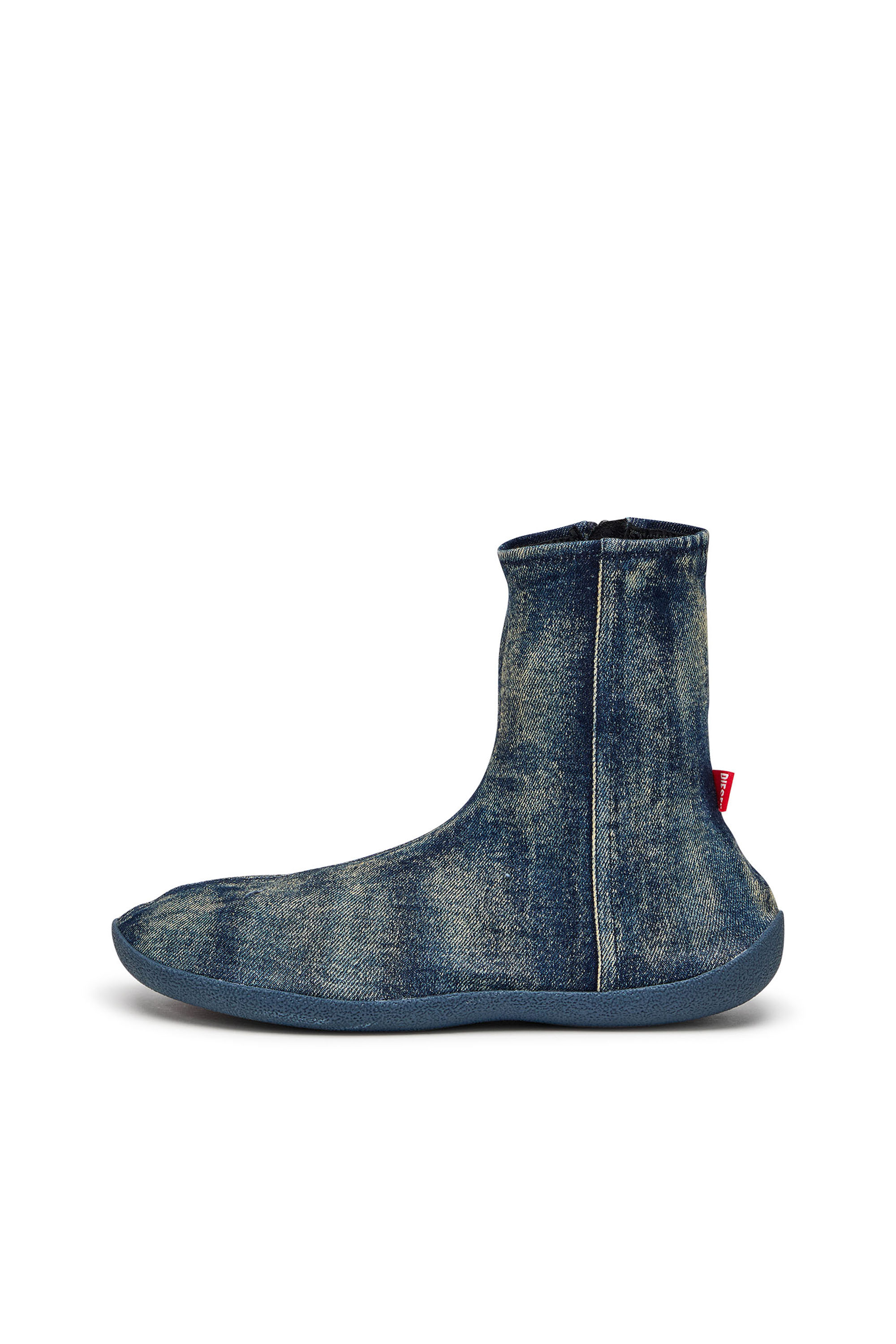 Diesel - D-SHOCK BT, Male's Socks boots in solarised denim in Blue - 7